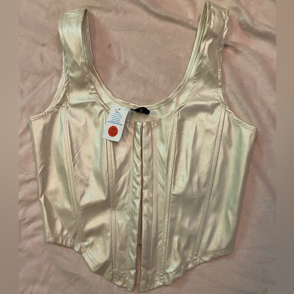 Ivory size 14 corset rainbow brand new with tags, never worn